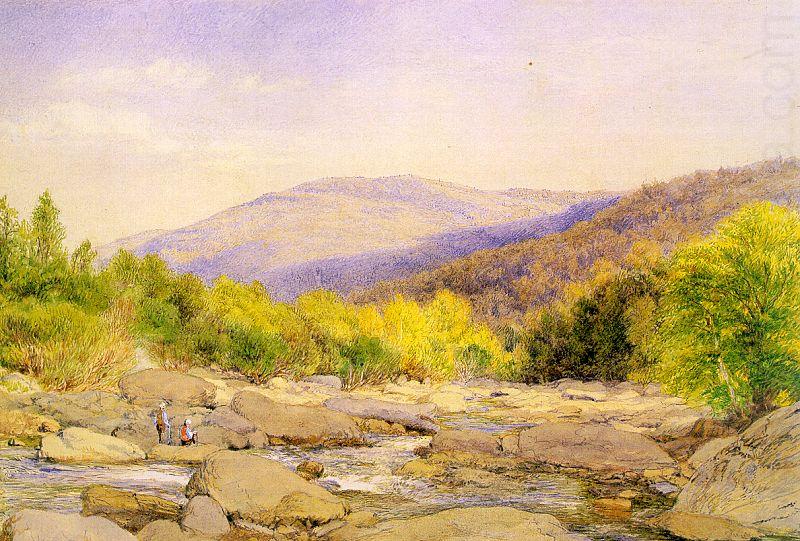 Hill, John William View on Catskill Creek china oil painting image